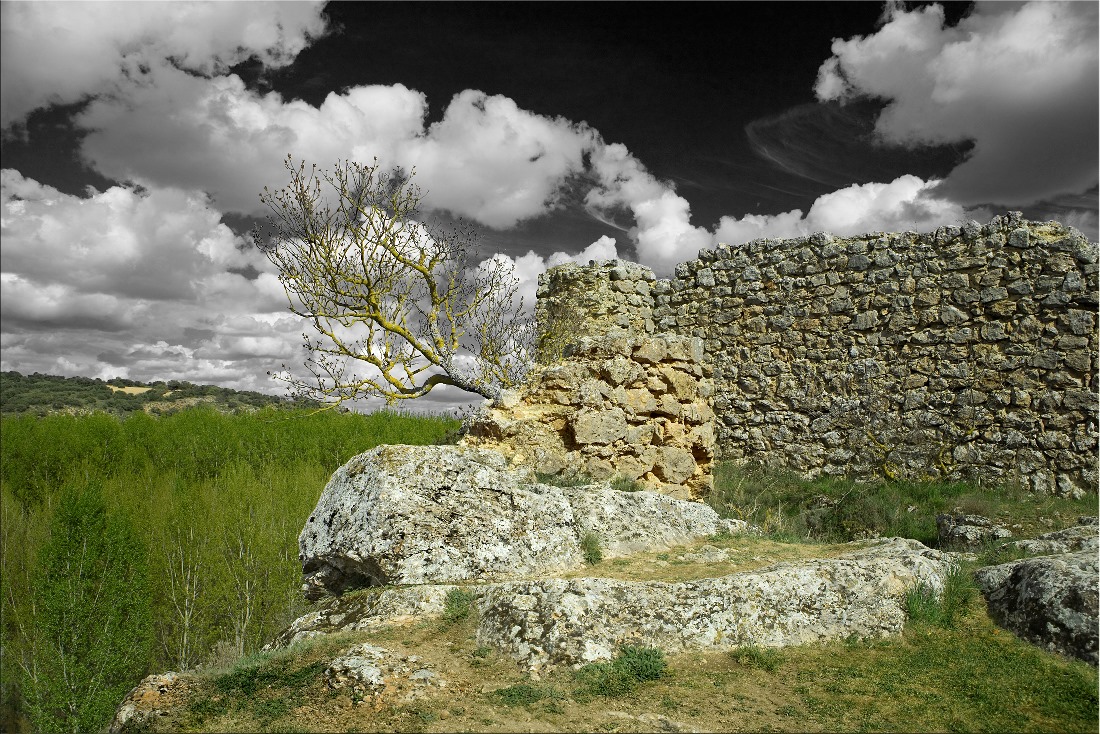 Ruinas del castillo berberisco de Rochafrida. Autor, Manuel Zaldívar