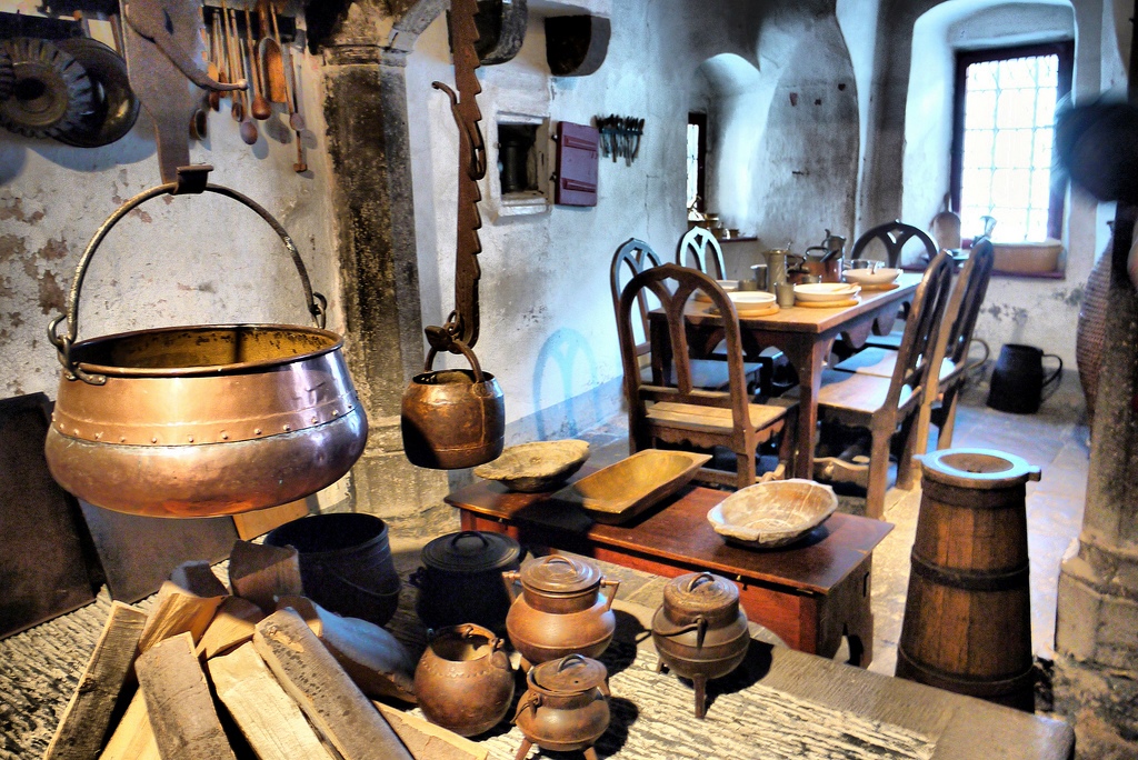 Cocinas en época de Cervantes