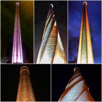 Chimeneas destilacion de Tomelloso